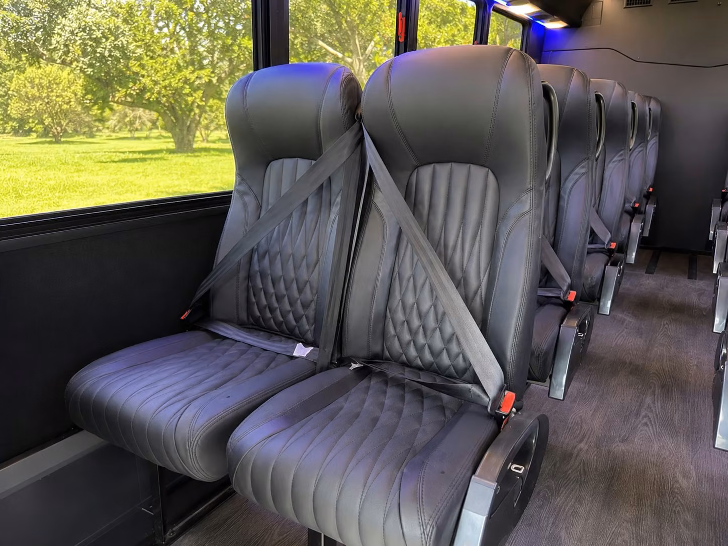 18 passenger minibus inside