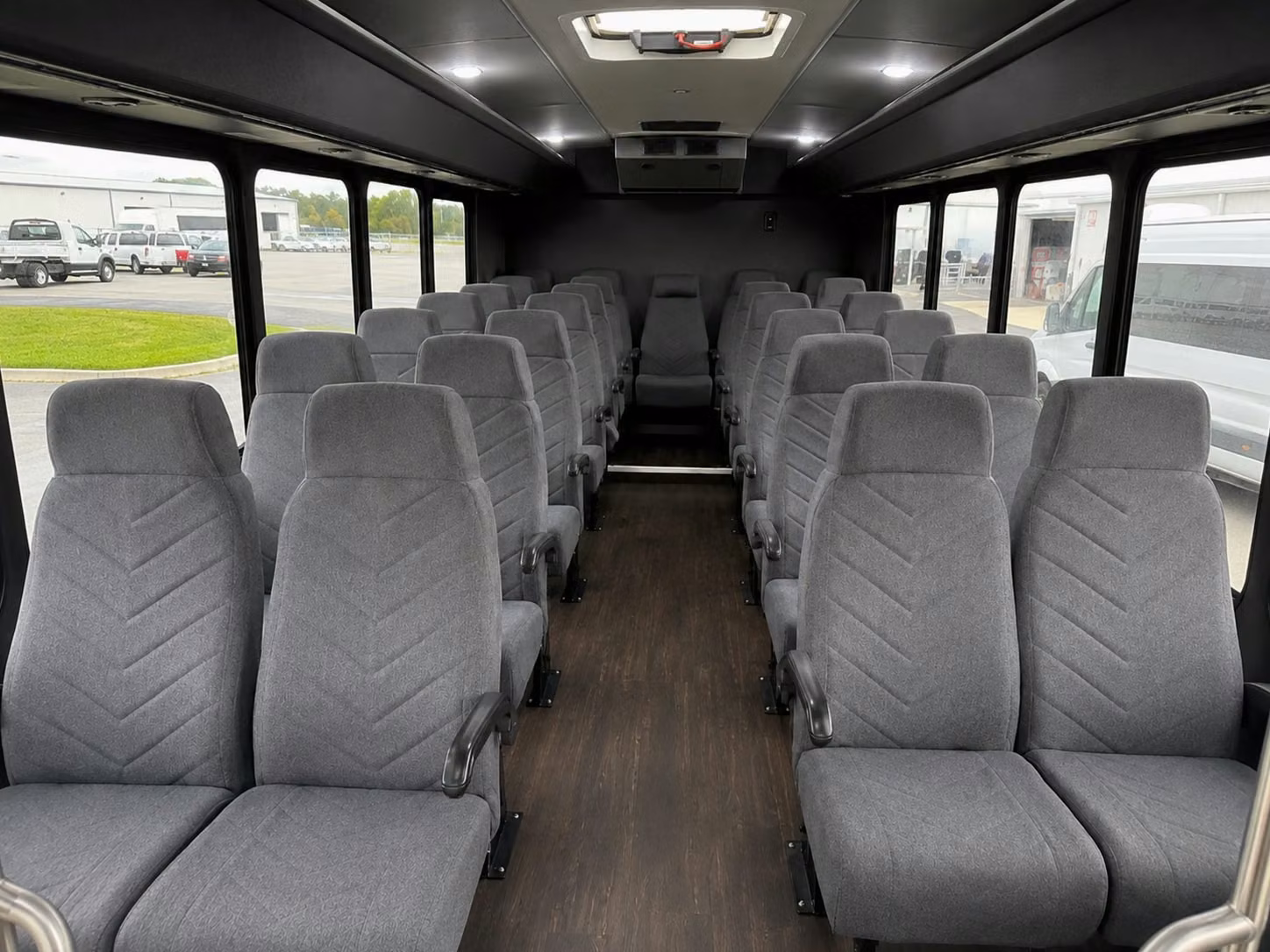 18 passenger minibus interior