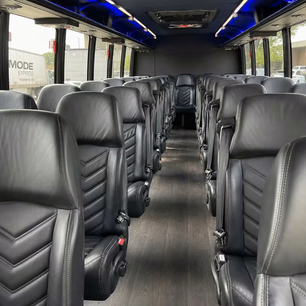 30 passenger minibus inside