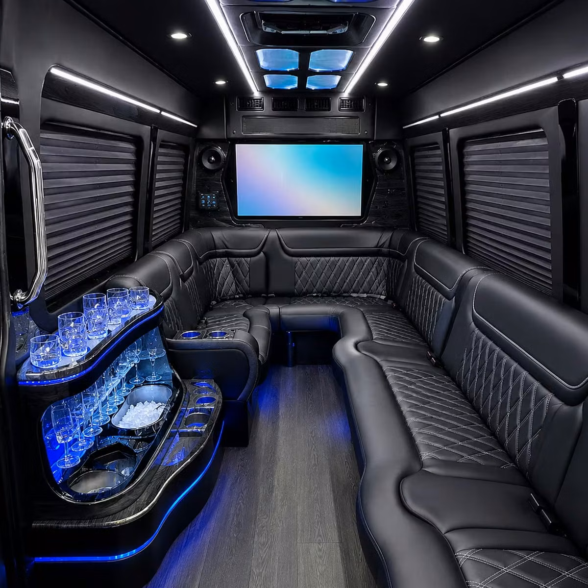 party bus interior