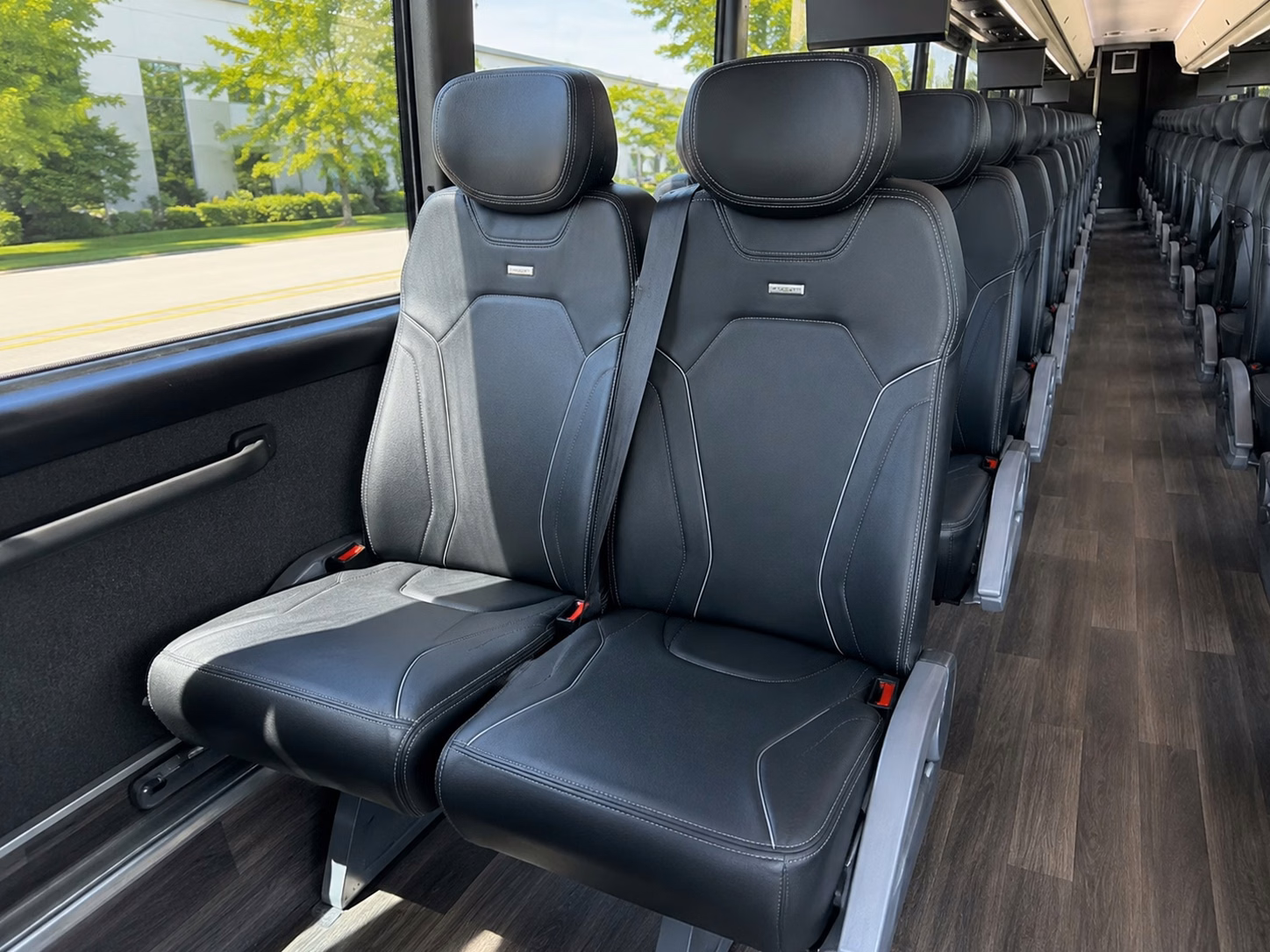 shuttle buses for wedding guests traveling between wichita venues
