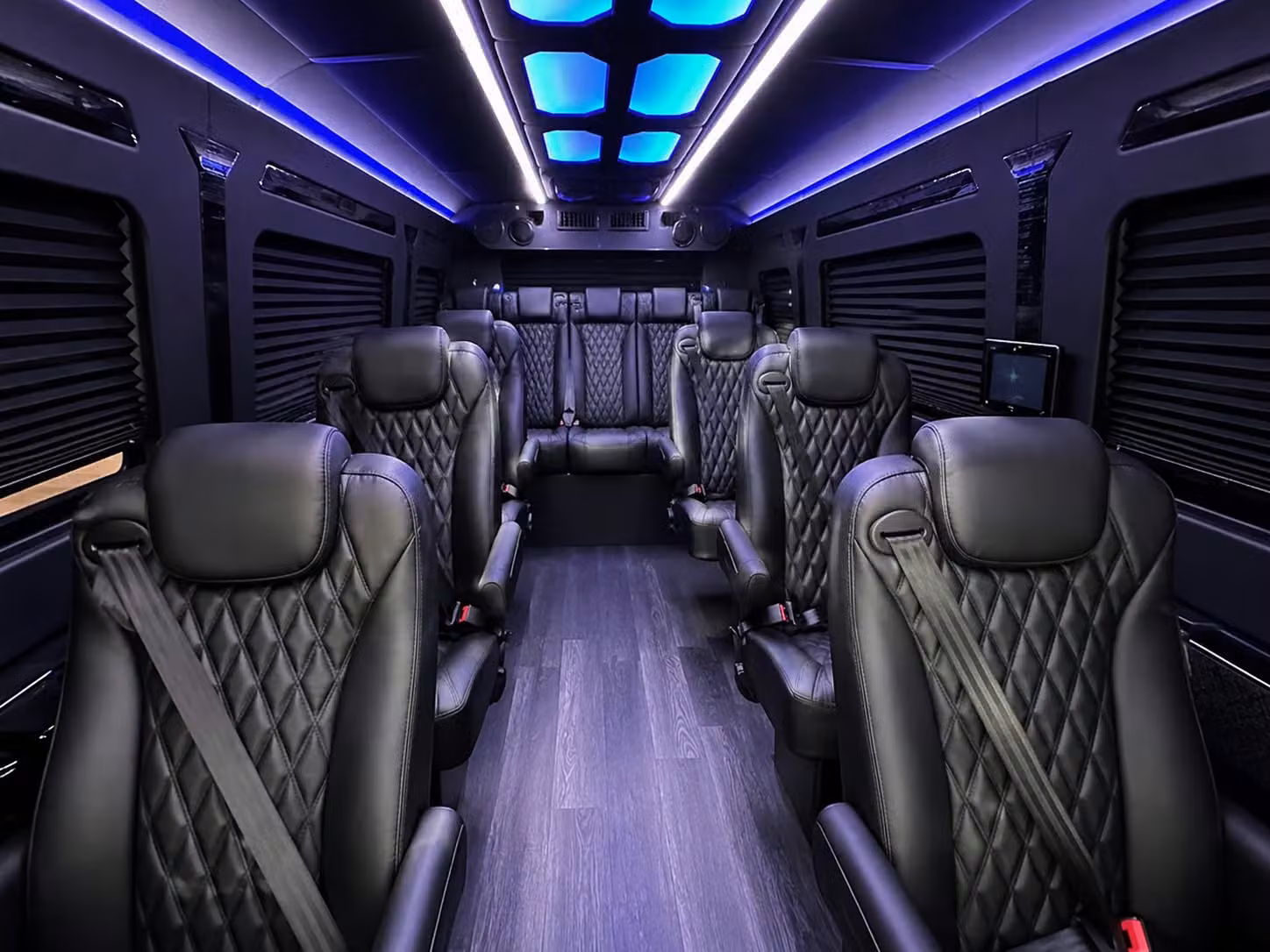 sprinter van with driver inside