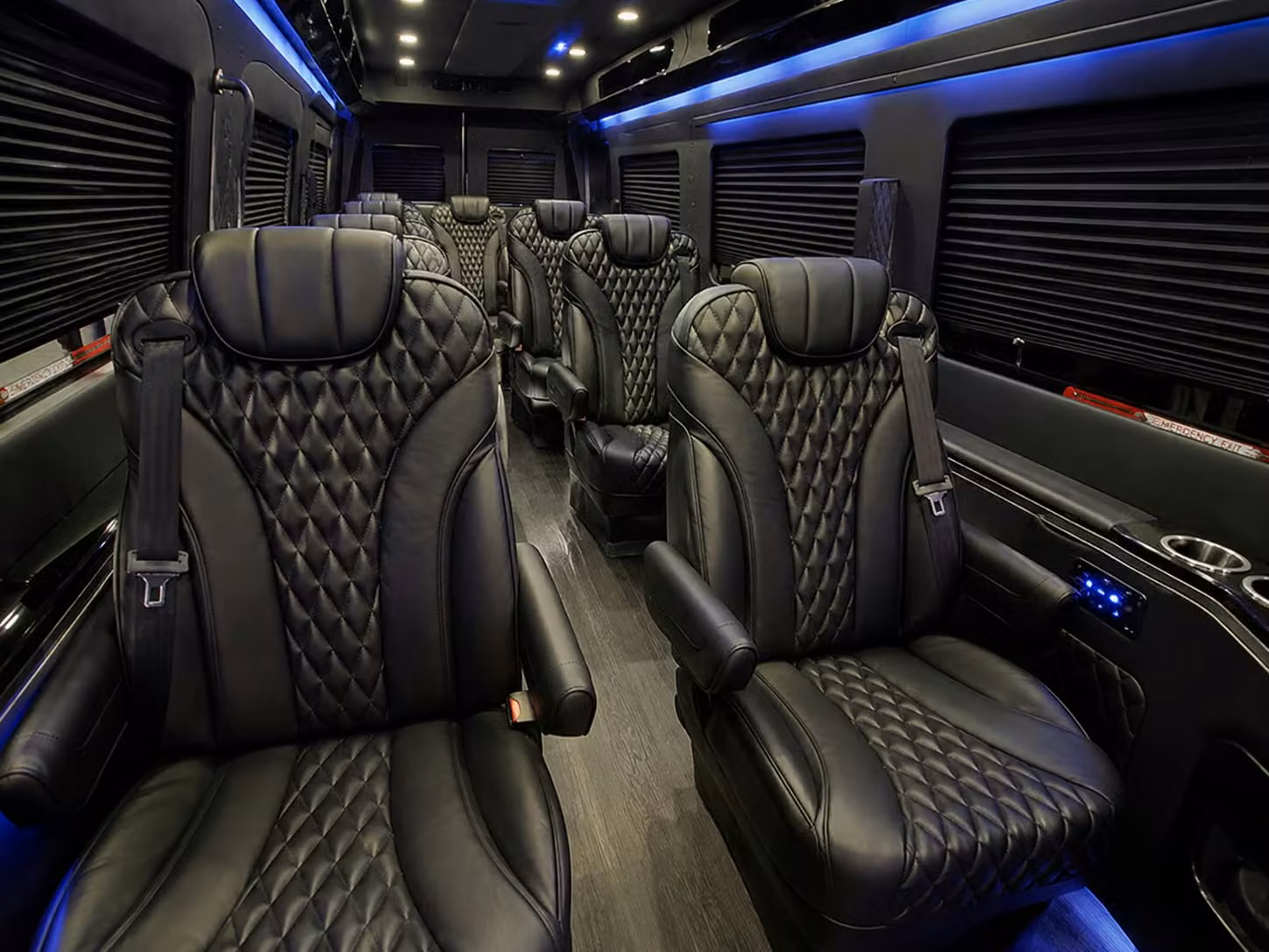 sprinter van with driver interior